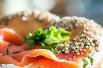 Timeless Smoked Salmon Bagel: Cream Cheese for Balance