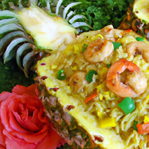Khao Pad Sapparot: ‌Thailand's ⁣Sweet & Savory ​Pineapple ‌Rice