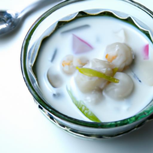 Bua Loy Delight: Exploring Taro Balls in Creamy Coconut Milk