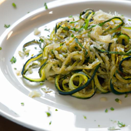 Twist Your Tastebuds: Gluten-Free Zucchini⁢ Noodles with Pesto