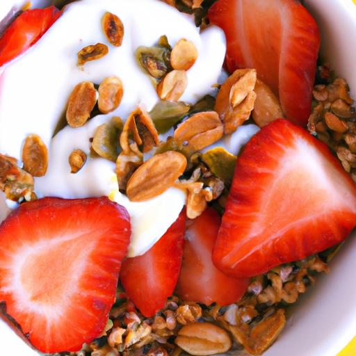 Creamy ‌Dairy-Free Yogurt Bowls with Crunchy Granola Delight