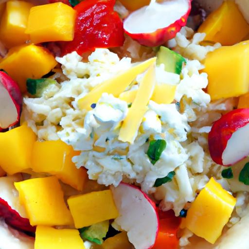 Colorful Cottage Cheese Bowl: ​A Veggie-Packed Delight