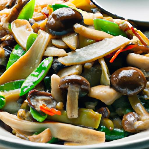 earthy Delights: Mushroom and Bamboo Shoot Stir-Fry Recipe