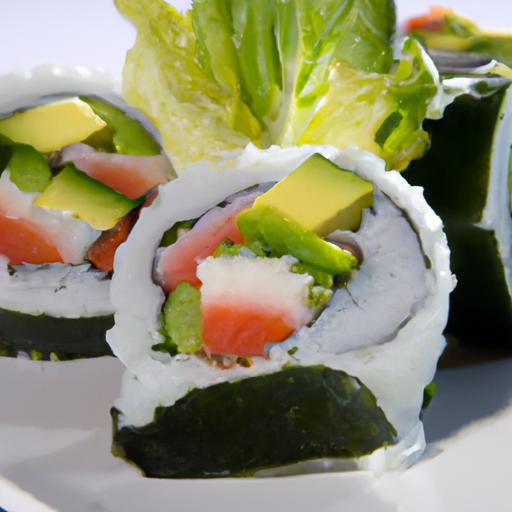 Avocado & Salmon Rolls: A Perfect harmony of Flavor ​and Health