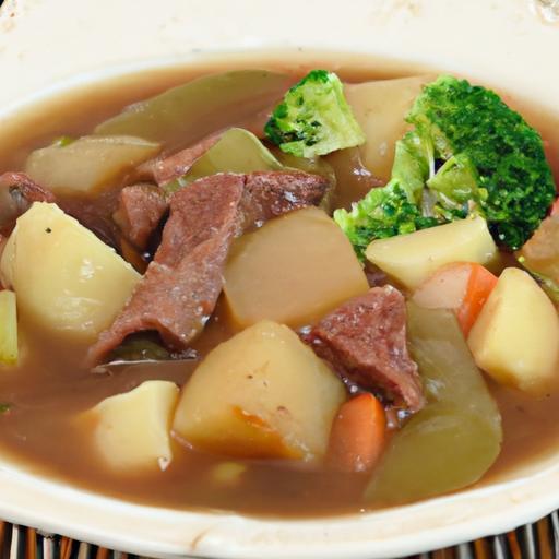 Hearty Beef Vegetable Soup: A Nutritious Comfort Bowl