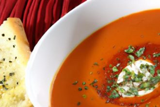 Savor the Flavors: Tomato and Red Pepper Soup Delight