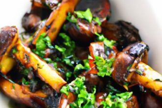 Fiery Garlic Butter Mushrooms: A Spicy, Savory Delight