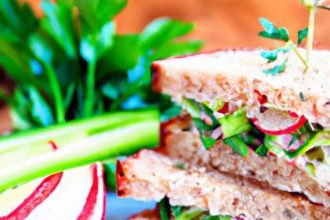 Crunchy Delight: The Radish and Butter Sandwich Unveiled