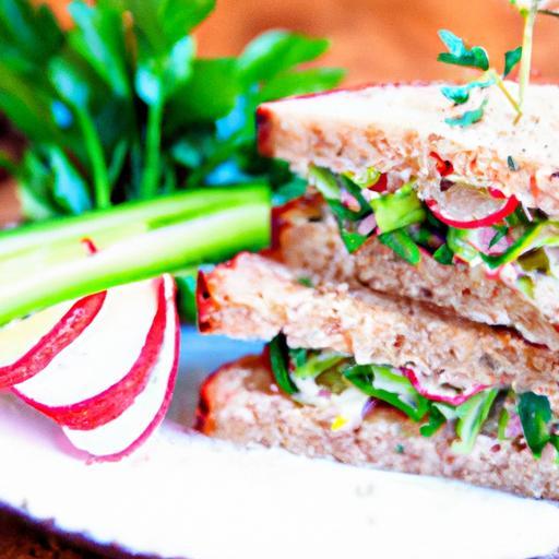Crunchy Delight: The Radish and Butter Sandwich Unveiled