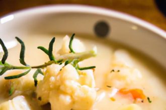 Wholesome Chicken Cauliflower Soup: A Nutritious Comfort Bowl