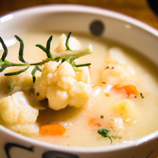 Wholesome Chicken Cauliflower Soup: A Nutritious Comfort Bowl