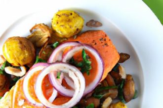 Savor Salmon with Roasted Veggies: A Nutritious Flavor Boost