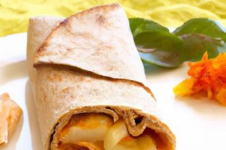 Almond Butter & Apple Wrap: A Crunchy, Nutty Delight