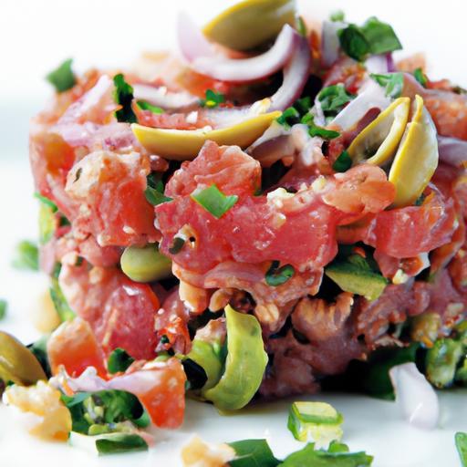 Savoring Italian Tuna Tartare: A Fresh Mediterranean Delight