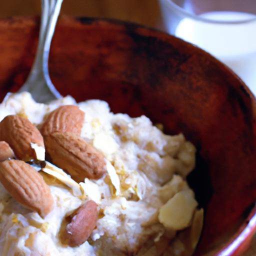 Morning⁢ Delight: Creamy Oatmeal with ​Almond⁢ Milk bliss