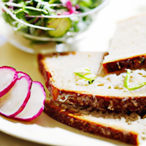 Crunchy Delight: The Radish and butter Sandwich Unveiled