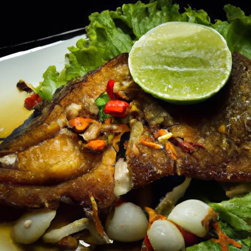 Crispy Delight: Exploring Pla Tod Gratiem, Garlic Fried Fish