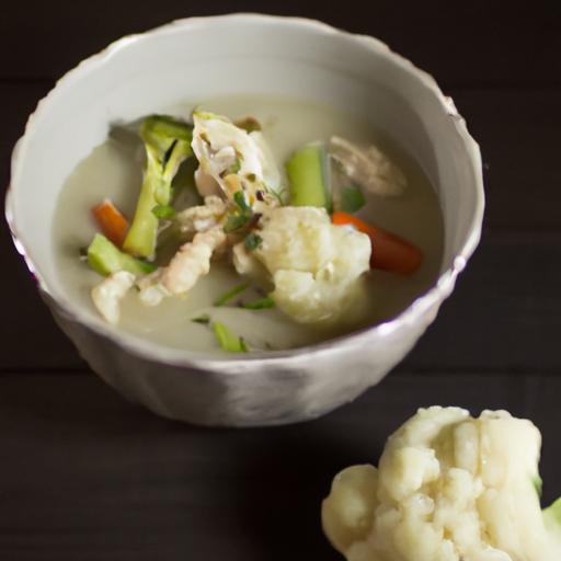 Wholesome Chicken Cauliflower Soup: A Nutritious Comfort Bowl