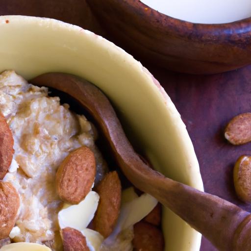 Creamy Oatmeal with Almond milk: A nutty Morning Boost