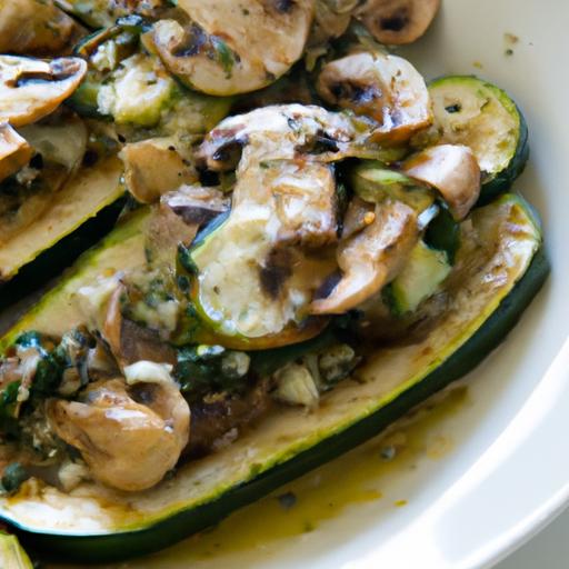 Delicious spinach, Mushroom⁣ &⁤ Ricotta Zucchini Boats Guide