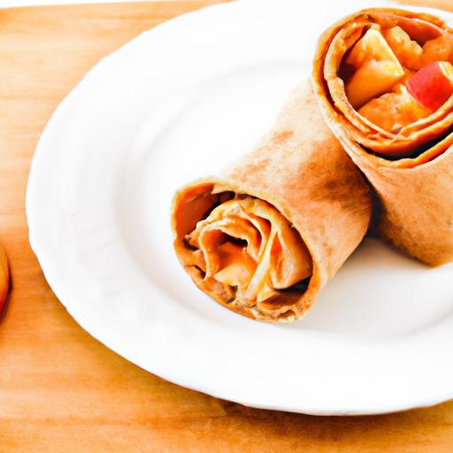 Almond ⁢Butter & Apple ​Wrap: A Crunchy, Nutty Delight
