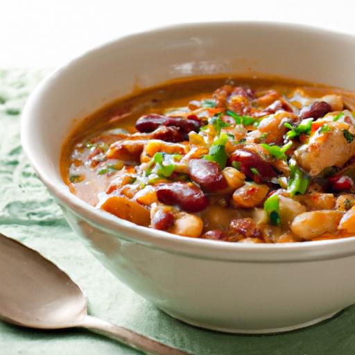 Hearty Chicken & white Bean chili: Comfort in a Bowl