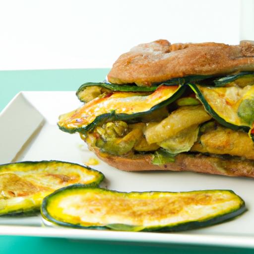 Crispy Zucchini Fritter Sandwich: A Flavorful Veggie Delight