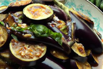 Savoring Chinese Eggplant: A Garlic Sauce Delight Unveiled
